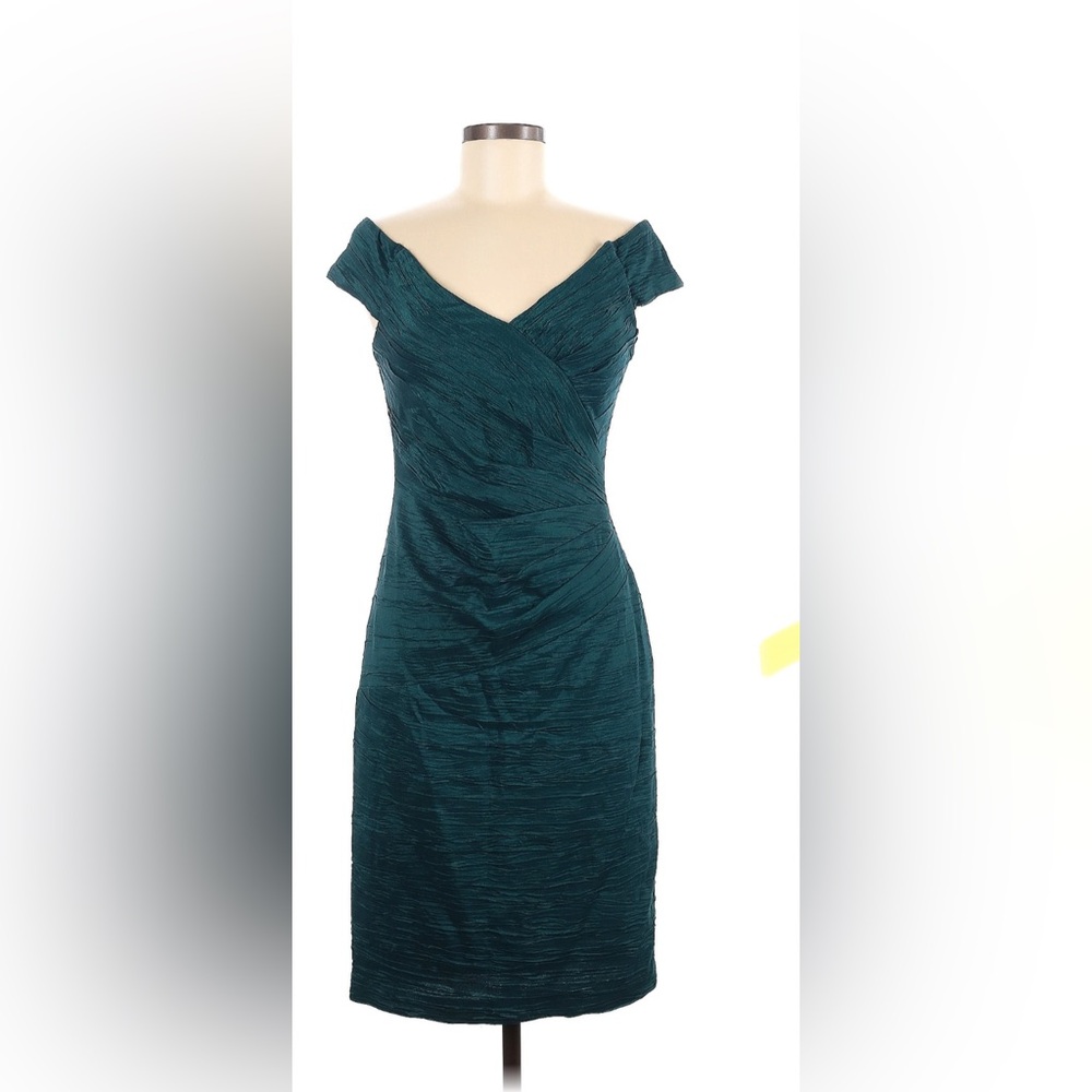 Eliza J Rouched Off the Shoulder Dress